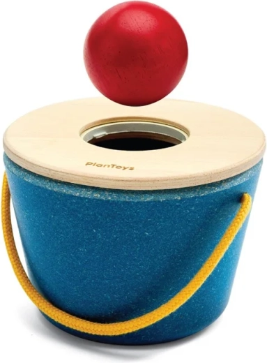 PlanToys vstavljalna škatla z žogico - 1 kos
