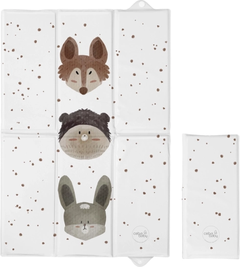 Ceba Baby travel changing mat basic cute animals 60 × 40 cm