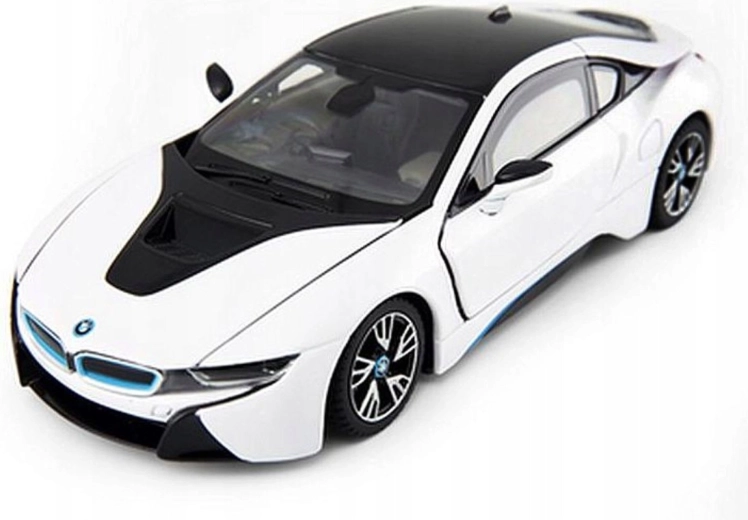 Model avtomobila BMW i8 1:24 kovinski bel