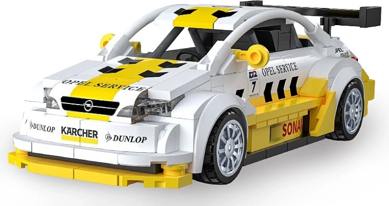 Konstrukcijski komplet CaDA Opel Astra V8 Coupé 1:24, bel