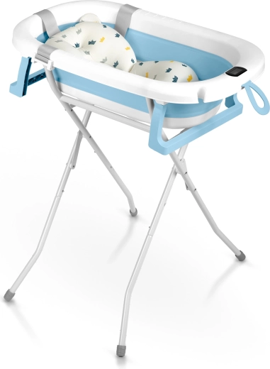 Udobno kopanje brez sklanjanja zahvaljujoč zložljivemu stojalu