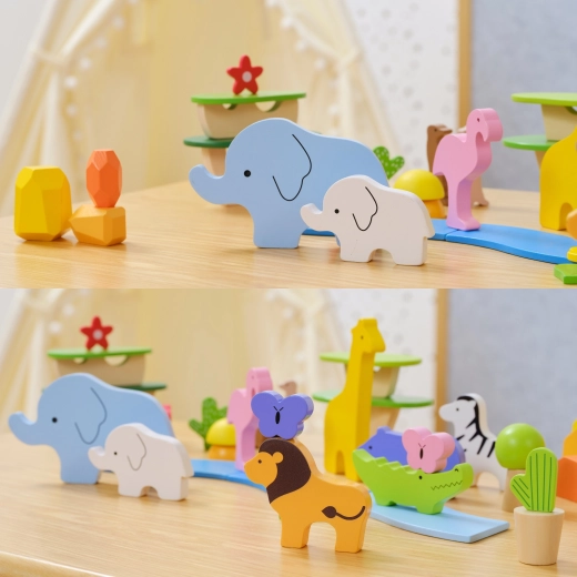 Živali iz savane in prvine narave