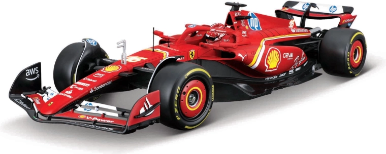 Modelarski komplet Ferrari SF-24 Charles Leclerc 1:24 od Bburago