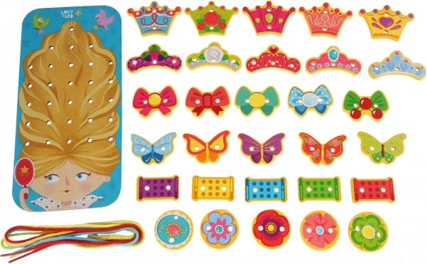 Leseni prepletalni set Princesa LUCY & LEO