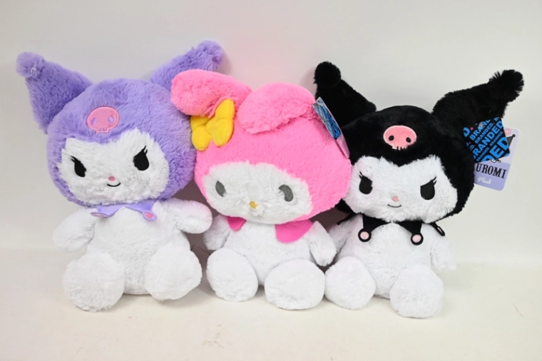 Plišasta figurica Sanrio Kuromi / My Melody 30 cm