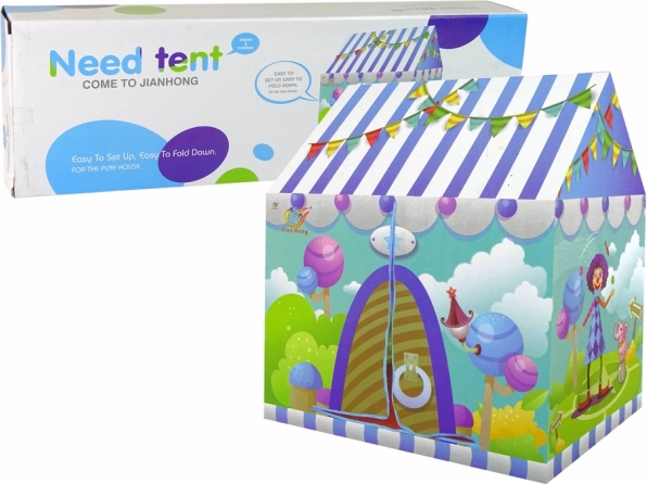 otroški šotor veseli cirkus za sobo in vrt