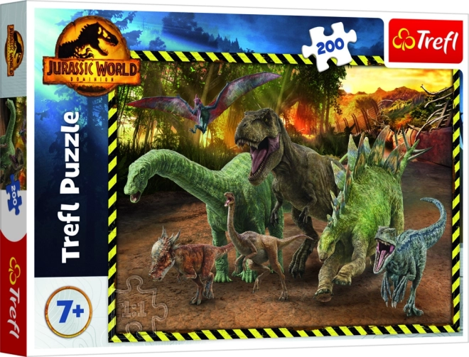 Sestavljanka 200 kosov – dinozavri iz JURASSIC WORLD