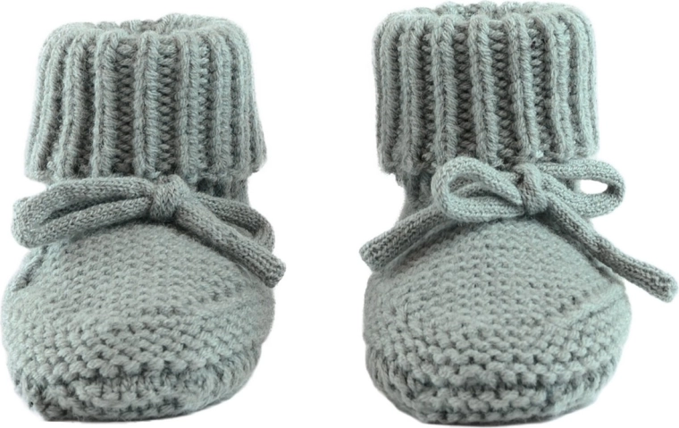 Lodger pleteni copatki iz merino volne 0–6 mesecev