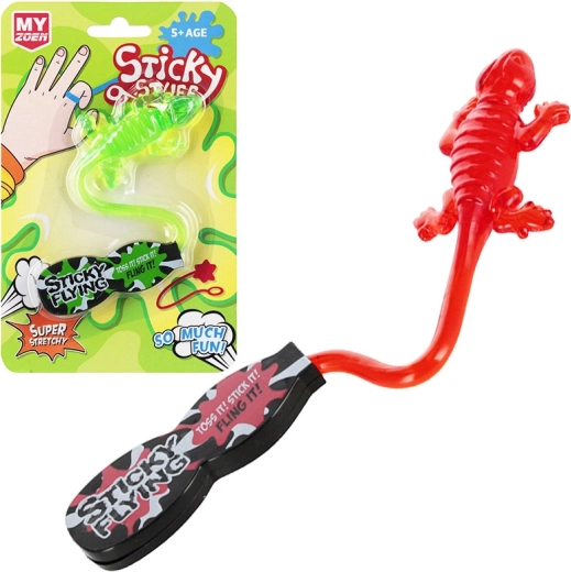 Lepljiva igrača kuščar 21 cm