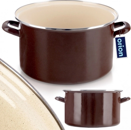 Vzdržljivo emajlirano jeklo z nerjavnim robom