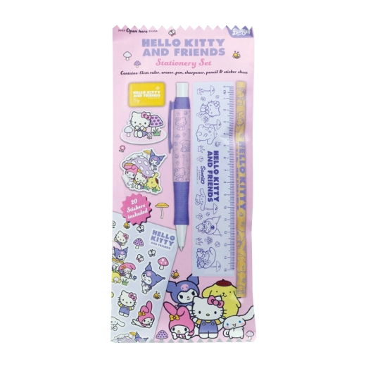 Hello Kitty and Friends school set mushroom