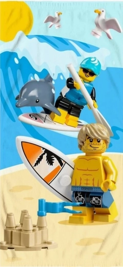 Lego plažna brisača 150 × 70 cm