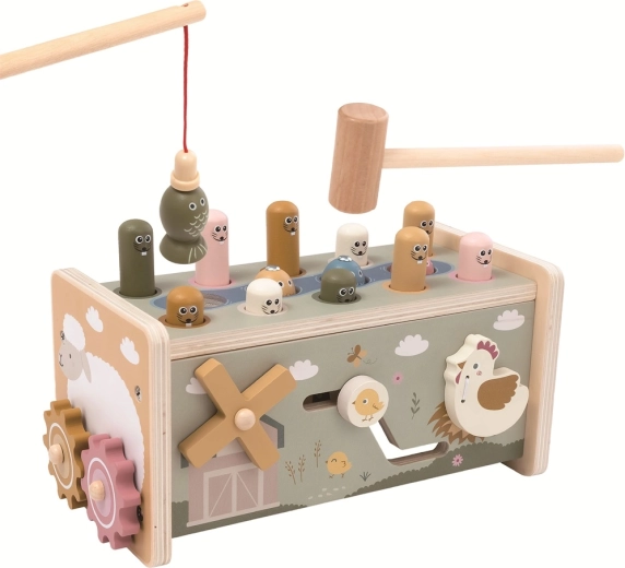 2Kids Toys večnamensko leseno tolkalo Kmetija