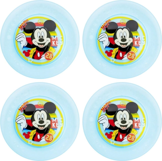 Set of children's plates Mickey Mouse (4 pcs)