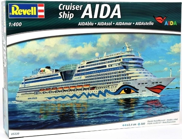 Plastični model ladje AIDA Cruiser
