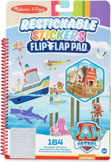 PAW PATROL prelepljive nalepke flip-flap – misija v zalivu
