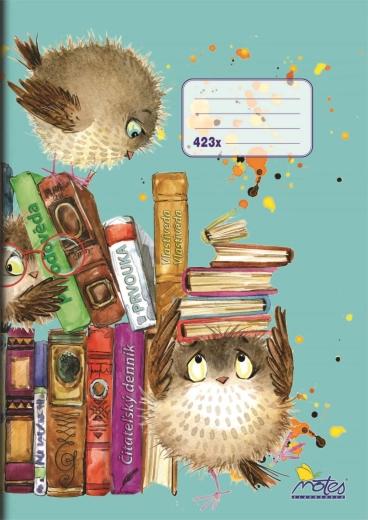 Šolski zvezek A4 za bralni dnevnik, črte 12 mm, 20 listov