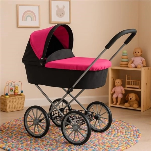 Stabilna konstrukcija in velika kolesa z naperami