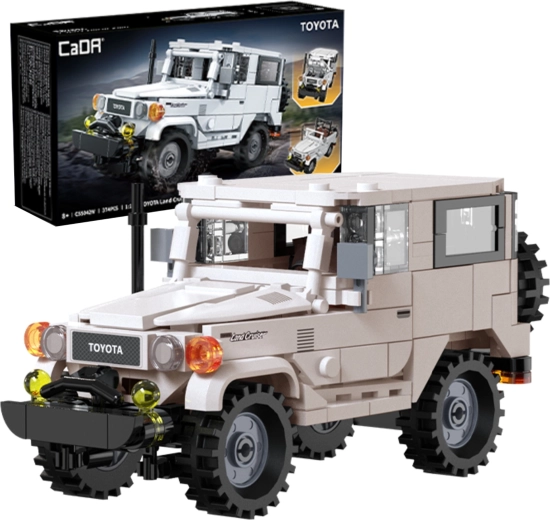 Konstrukcijski komplet CaDA Toyota Land Cruiser FJ40 v merilu 1:24, 374 kosov