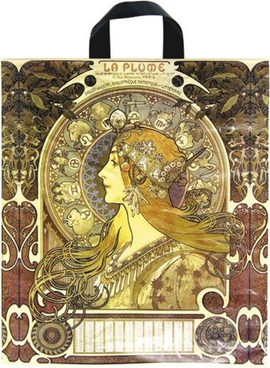Nakupovalna torba A. Mucha 41 × 46 cm