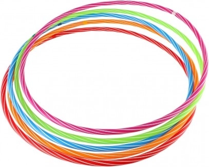 Barvni hula hop obroč 70 cm