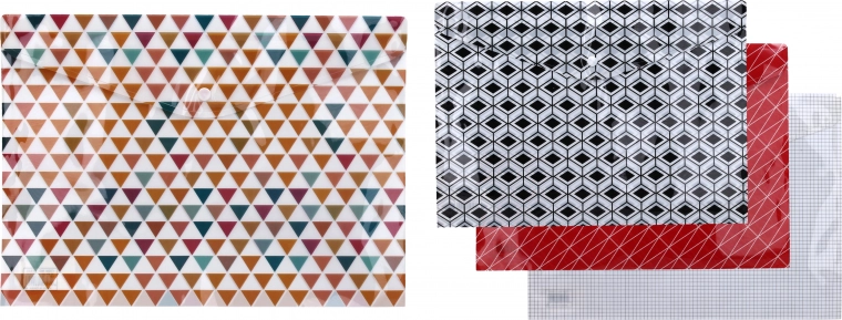 Mapa z gumbom 35 × 25 cm (4 vrste)