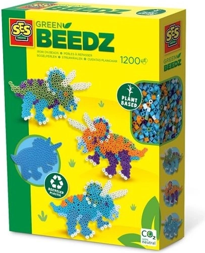 SES Creative Green Beedz likalne perlice dinozavri