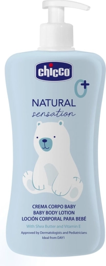 Chicco Natural Sensation losjon za telo s karitejevim maslom in vitaminom E 500 ml