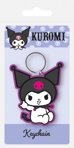 Gumijasti obesek za ključe Hello Kitty Kuromi