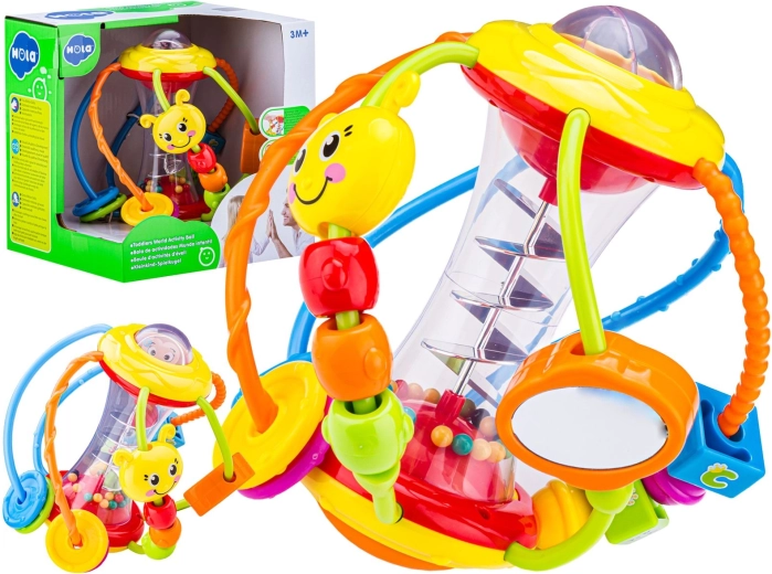 Educational baby rattle – colorful arch