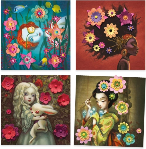 Štirje umetniški motivi za dodelavo