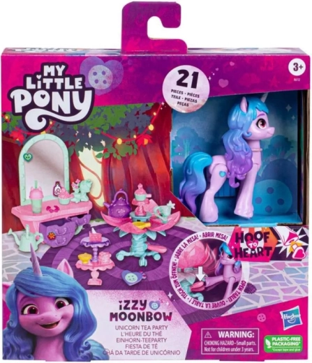 My Little Pony Izzy s čajnim druženjem – figurica Izzy Moonbow z dodatki