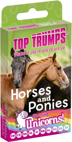 Kartna igra TOP TRUMPS – konji, poniji in samorogi