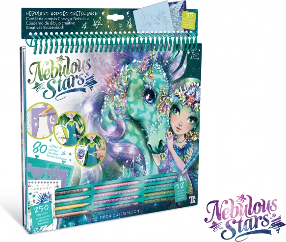 Nebulous Stars kreativne pobarvanke – zelene