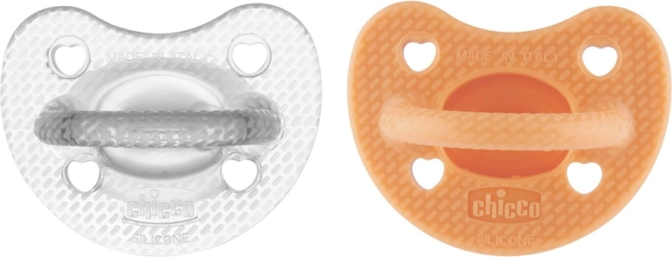 Chicco duda Physio Luxe oranžno-siva 6–16 m, 2 kosa