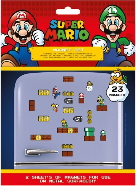 Komplet magnetkov Super Mario