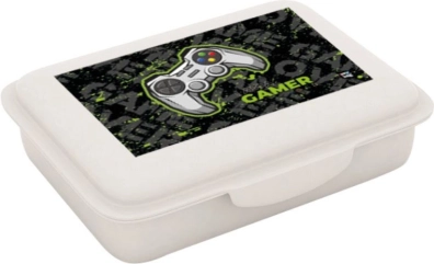 Škatla za malico z razdelkom Gamer