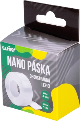 Dvostranski prozoren nano lepilni trak