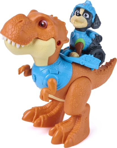 Rex can be clipped onto the dinosaur’s back