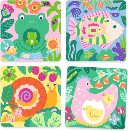 Vzdržljive kartice, vesele ilustracije