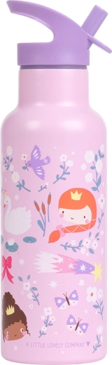 A Little Lovely Company steklenica za pitje iz nerjavečega jekla 500 ml – princeske