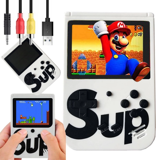 Prenosna retro igralna konzola s 3" zaslonom in 400 vgrajenimi igrami