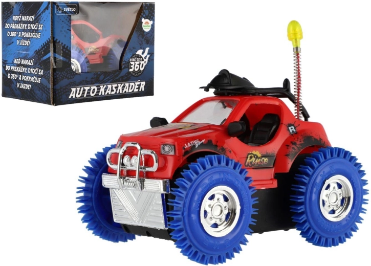 Akrobatski avto z lučko in zvokom – 1 kos