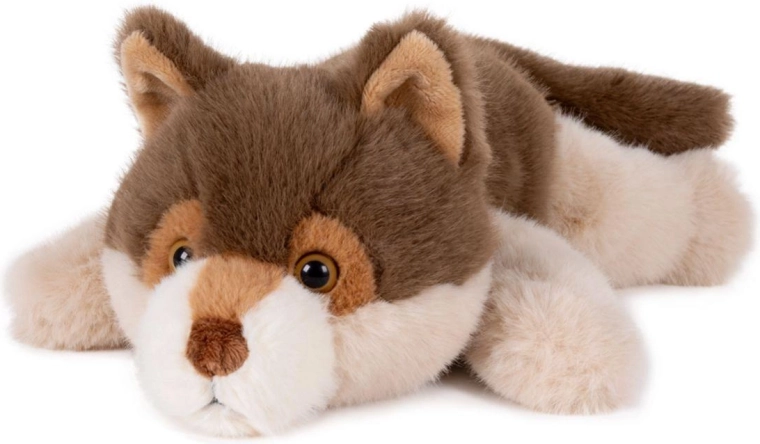 Plush lying wolf 35 cm