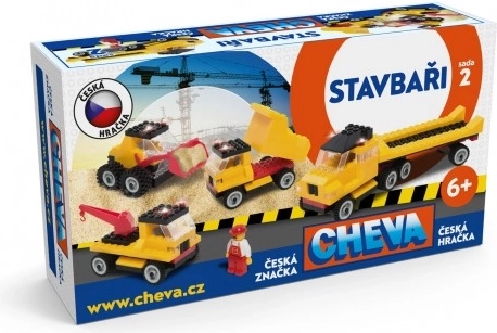 Gradbeni set Cheva Gradbinci za začetnike, plastični komplet