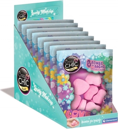 Crazy Chic srčaste kroglice za kopel