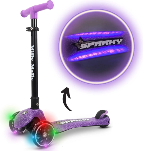 Milly Mally trikolesni otroški skiro Sparky violet