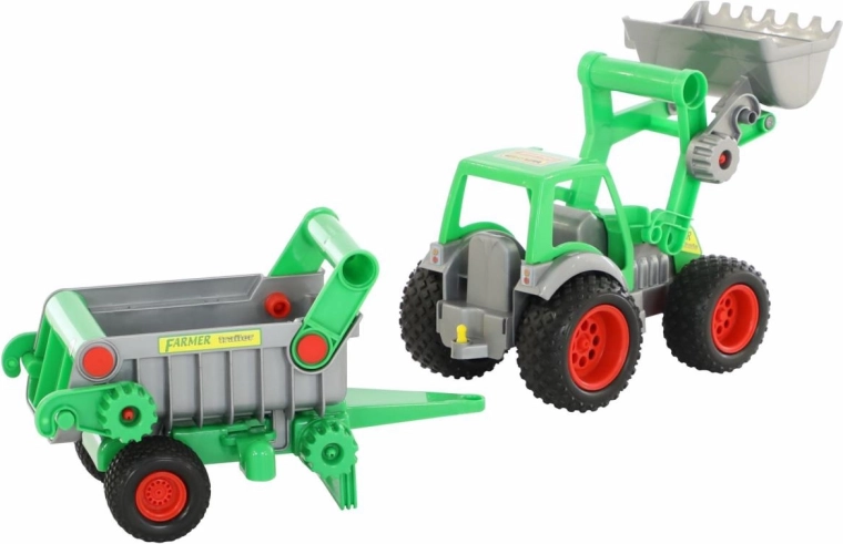 Nagibna prikolica z izpustnim zadnjim delom