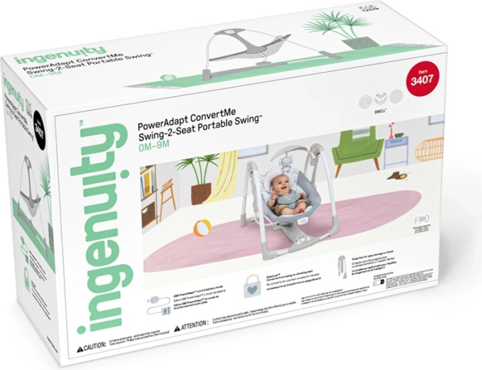 Gugalnica in ležalnik 2v1 za največjo prilagodljivost