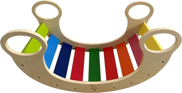 Montessori mavrično gugalnico 2Kids Toys